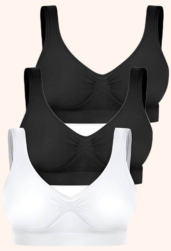 Boobreeze™ Bamboo Sleep Bra – Ultra-Light, Seamless & Pure Soft Comfort