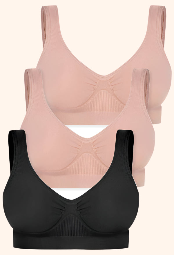 Boobreeze™ Bamboo Sleep Bra – Ultra-Light, Seamless & Pure Soft Comfort