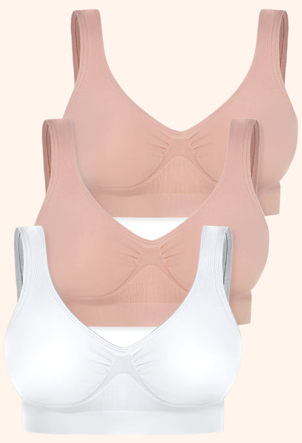 Boobreeze™ Bamboo Sleep Bra – Ultra-Light, Seamless & Pure Soft Comfort