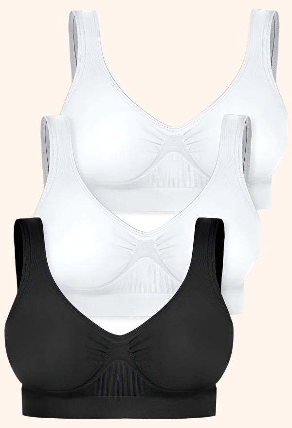 Boobreeze™ Bamboo Sleep Bra – Ultra-Light, Seamless & Pure Soft Comfort