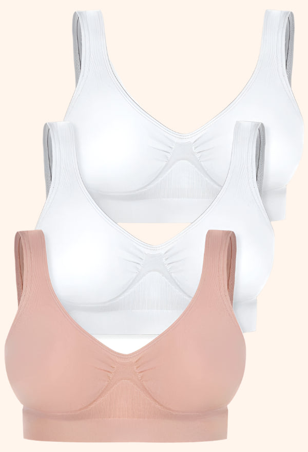 Boobreeze™ Bamboo Sleep Bra – Ultra-Light, Seamless & Pure Soft Comfort
