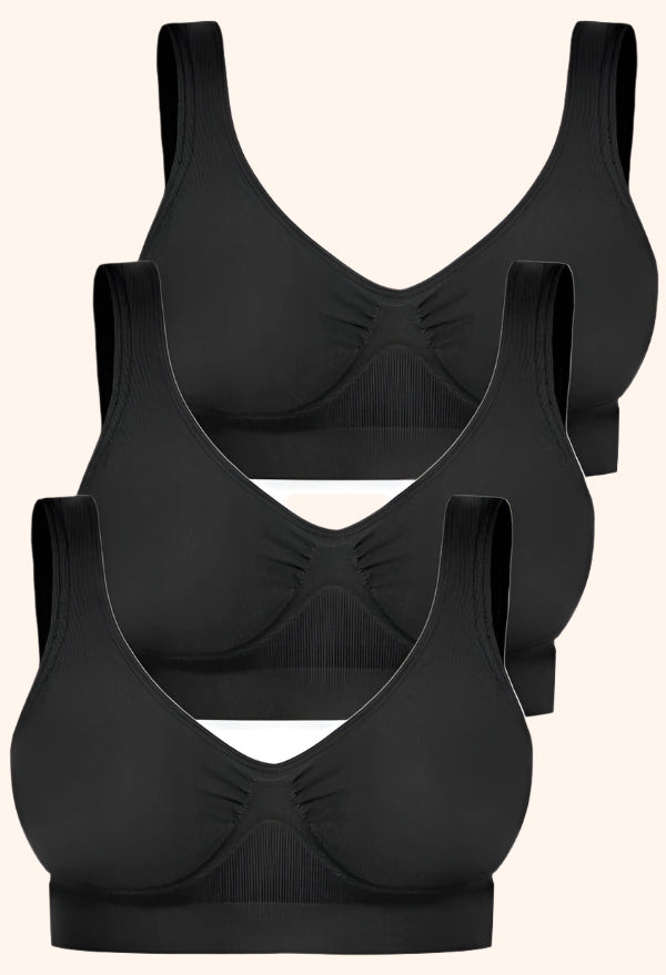 Boobreeze™ Bamboo Sleep Bra – Ultra-Light, Seamless & Pure Soft Comfort