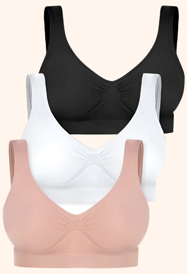 Boobreeze™ Bamboo Sleep Bra – Ultra-Light, Seamless & Pure Soft Comfort