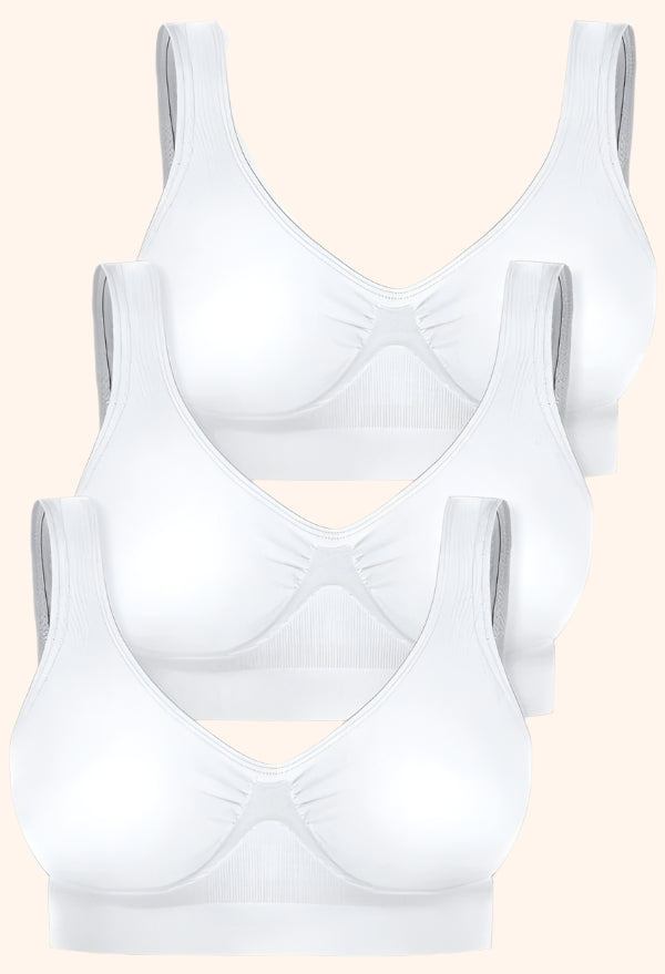 Boobreeze™ Bamboo Sleep Bra – Ultra-Light, Seamless & Pure Soft Comfort