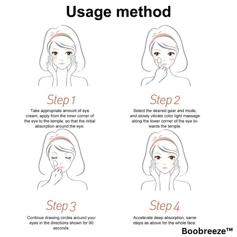 Boobreeze™ Auralift Red Light Therapy Wand
