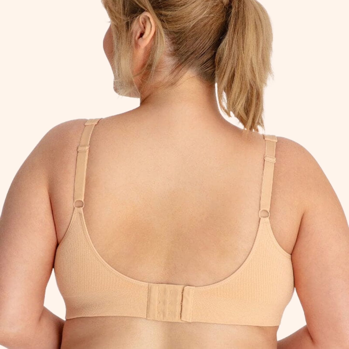 Boobreeze™ Seamless Bamboo Comfort Bra – Wireless, Shaped & Breathable Design