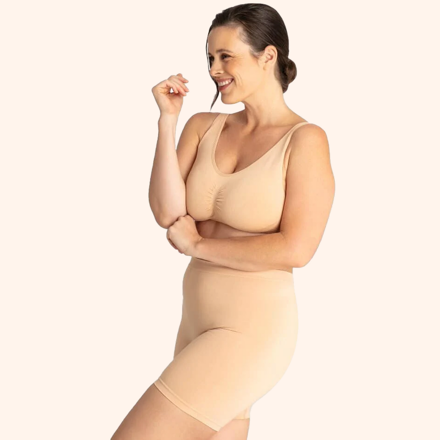 Boobreeze™ Seamless Bamboo Comfort Bra – Wireless, Shaped & Breathable Design