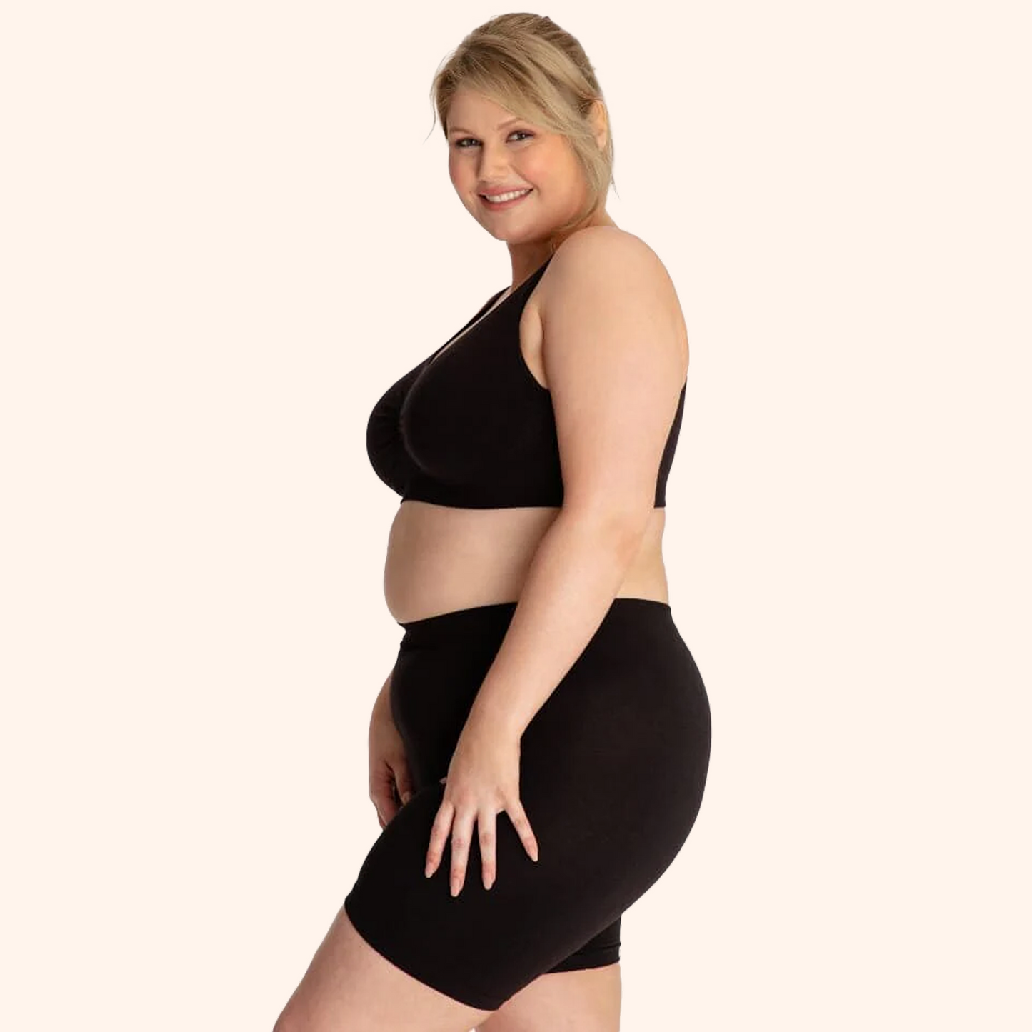 Boobreeze™ Seamless Bamboo Comfort Bra – Wireless, Shaped & Breathable Design