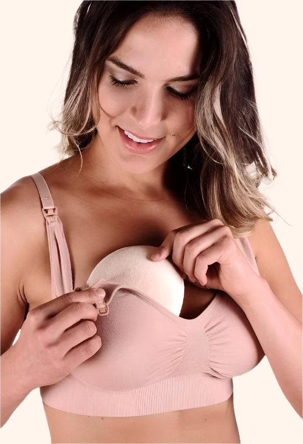 Bamboo Nursing Bra – Wireless, Clip-Down, and Ultra-Soft for Sensitive Skin