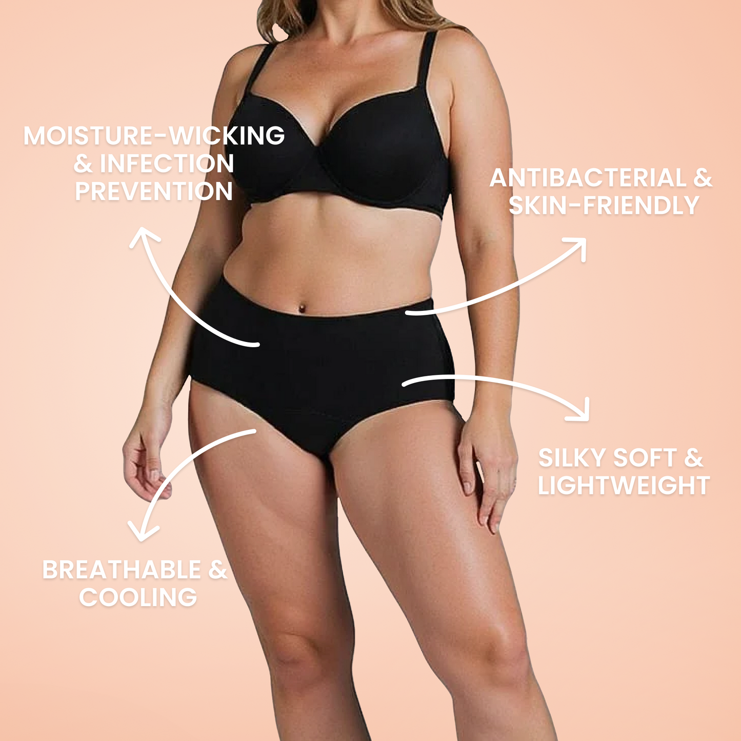 Boobreeze Bamboo Brief (Classic Bikini) – Breathable, Silky Soft & Antibacterial