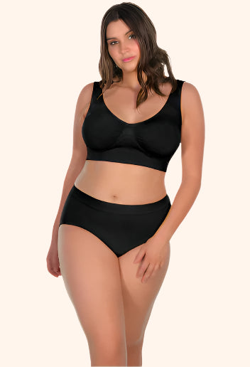 Boobreeze™ Bamboo Sleep Bra – Ultra-Light, Seamless & Pure Soft Comfort