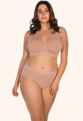 Boobreeze™ Bamboo Sleep Bra – Ultra-Light, Seamless & Pure Soft Comfort