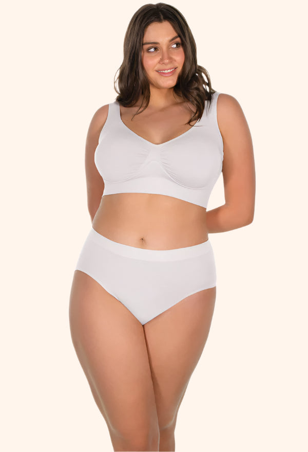 Boobreeze™ Bamboo Sleep Bra – Ultra-Light, Seamless & Pure Soft Comfort