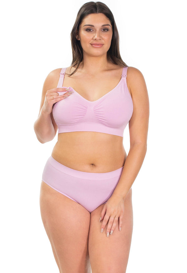 Bamboo Nursing Bra – Wireless, Clip-Down, and Ultra-Soft for Sensitive Skin