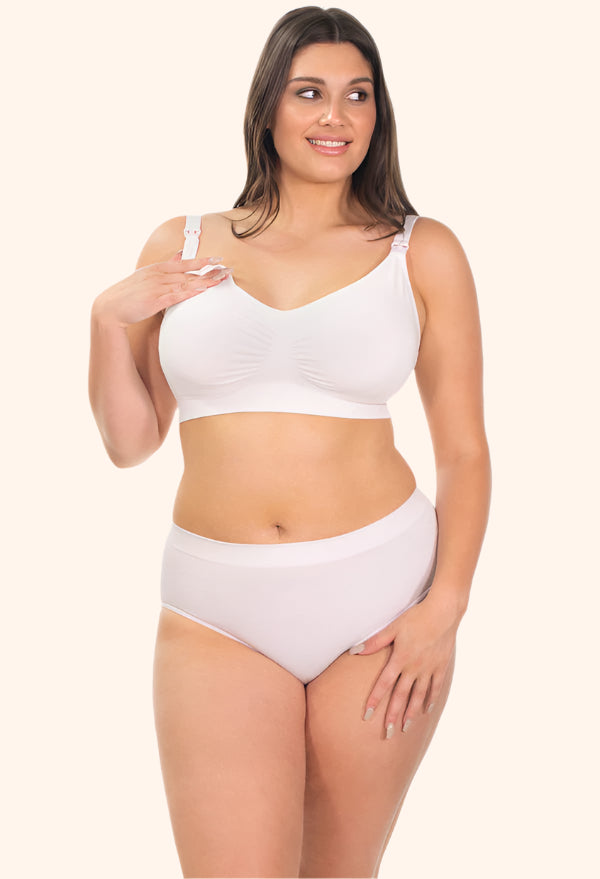 Bamboo Nursing Bra – Wireless, Clip-Down, and Ultra-Soft for Sensitive Skin