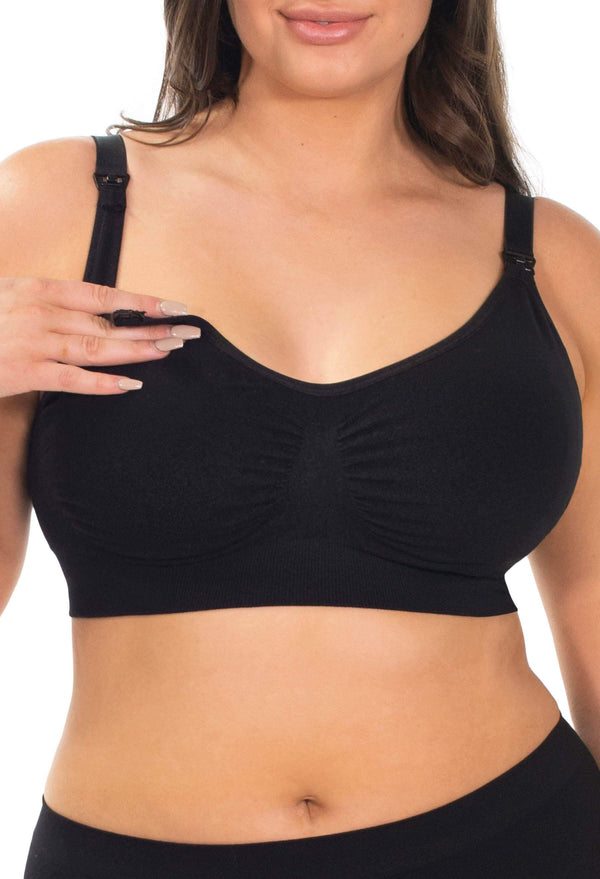 Bamboo Nursing Bra – Wireless, Clip-Down, and Ultra-Soft for Sensitive Skin