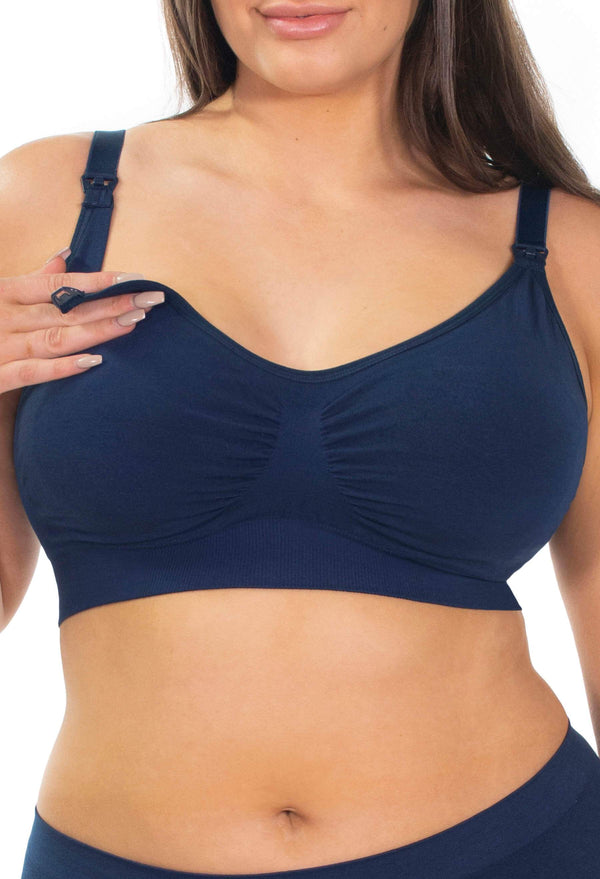 Bamboo Nursing Bra – Wireless, Clip-Down, and Ultra-Soft for Sensitive Skin