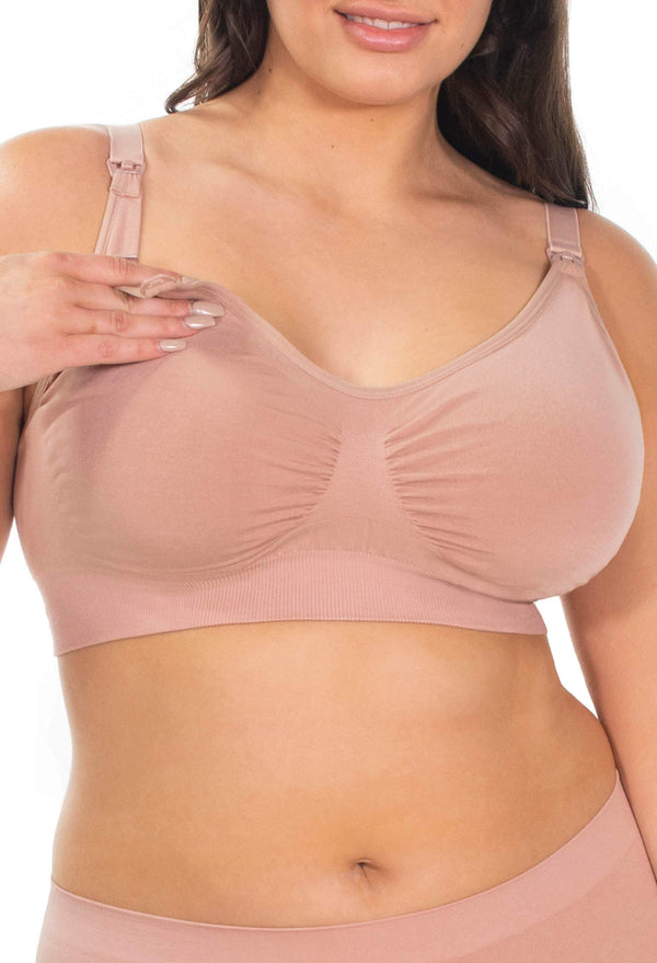 Bamboo Nursing Bra – Wireless, Clip-Down, and Ultra-Soft for Sensitive Skin