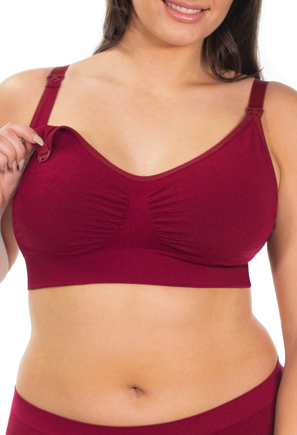 Bamboo Nursing Bra – Wireless, Clip-Down, and Ultra-Soft for Sensitive Skin
