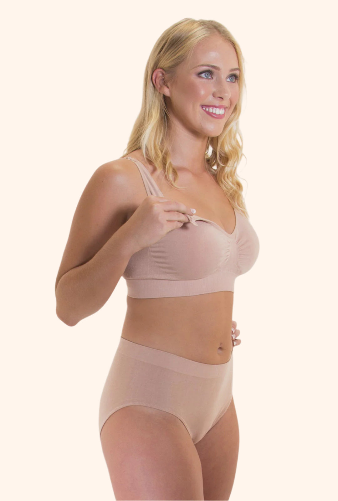 Bamboo Nursing Bra – Wireless, Clip-Down, and Ultra-Soft for Sensitive Skin