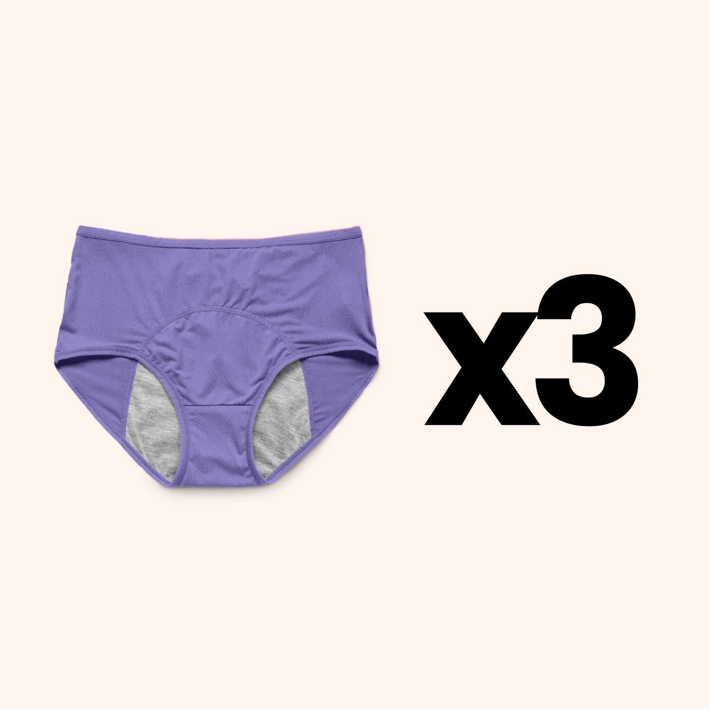 Absorbent Menstrual Underwear for Confidence and Comfort (Blue)