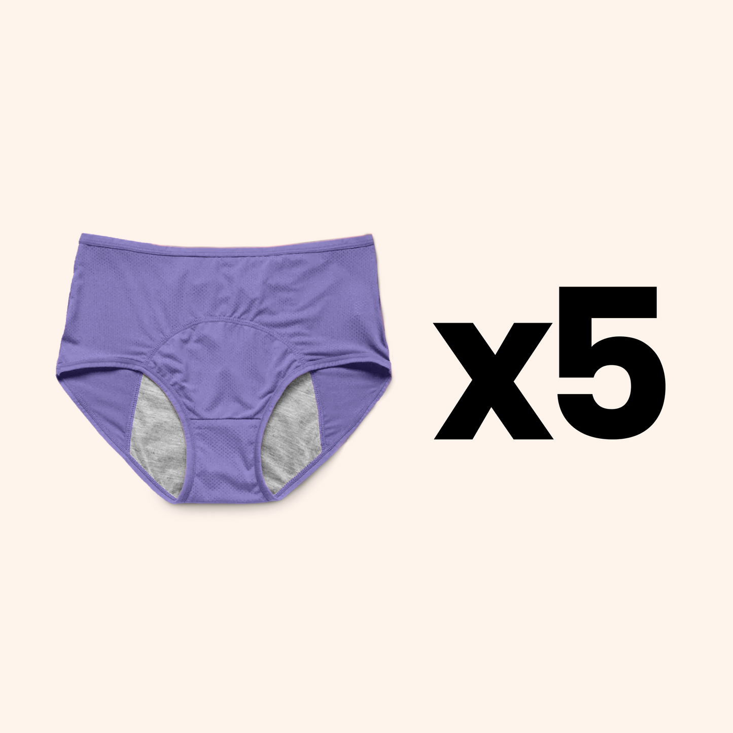 Absorbent Menstrual Underwear for Confidence and Comfort (Blue)