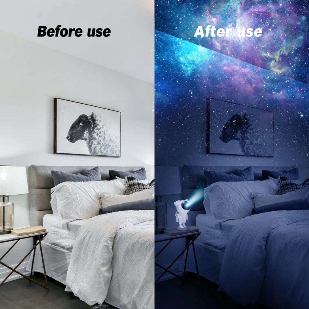 Boobreeze™ Astronaut Galaxy Light Projector