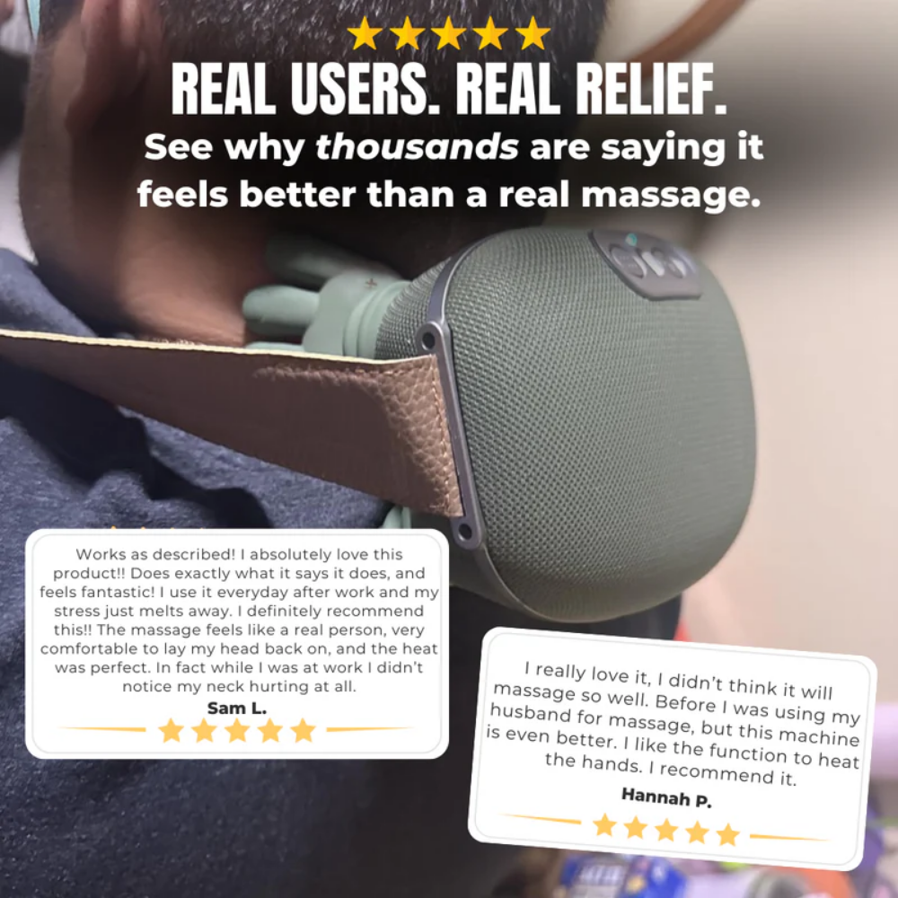 Boobreeze™ Shiatsu Neck and Back Massager