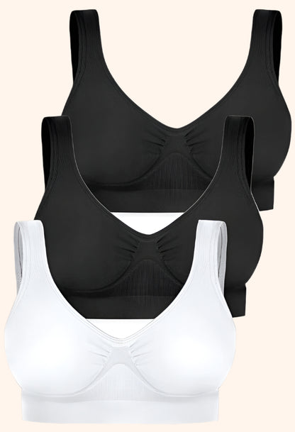 Boobreeze™ Bamboo Sleep Bra – Ultra-Light, Seamless & Pure Soft Comfort