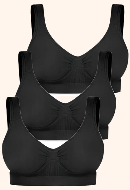 Boobreeze™ Bamboo Sleep Bra – Ultra-Light, Seamless & Pure Soft Comfort