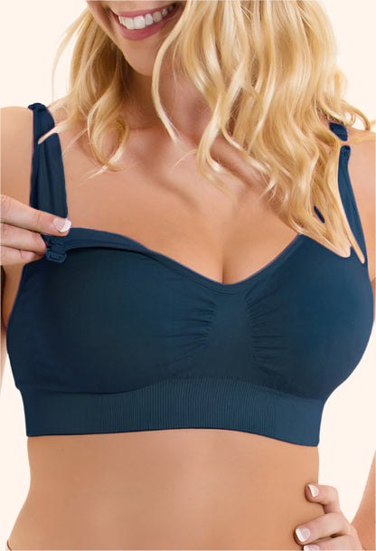 Bamboo Nursing Bra – Wireless, Clip-Down, and Ultra-Soft for Sensitive Skin