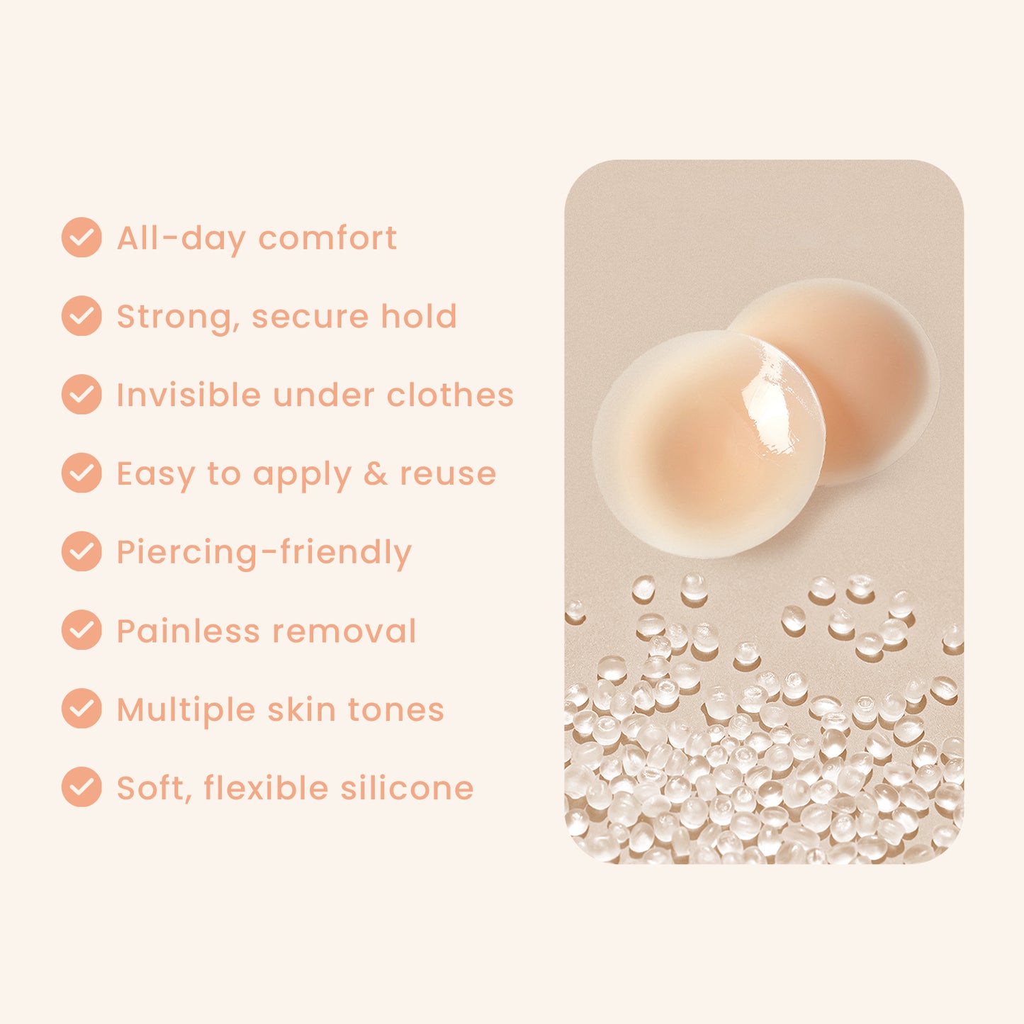 Boobreeze™ Grippy Cakes Circles