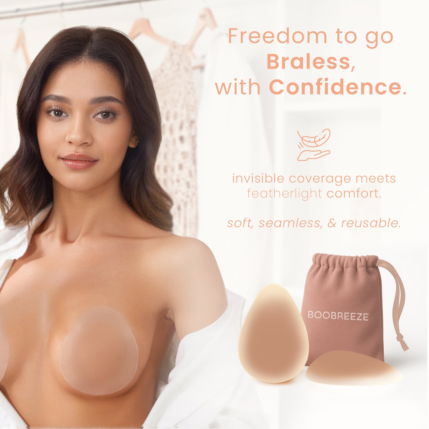 Boobreeze™ Teardrop & Triangle Nipple Covers