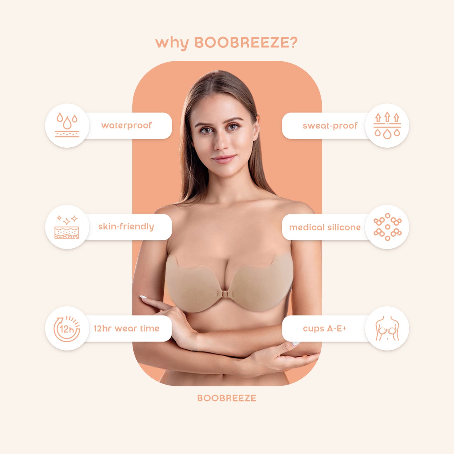 Boobreeze™ Strapless Invisible Lift Cleavage Bra