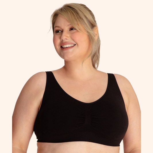 Boobreeze™ Seamless Bamboo Comfort Bra – Wireless, Shaped & Breathable Design