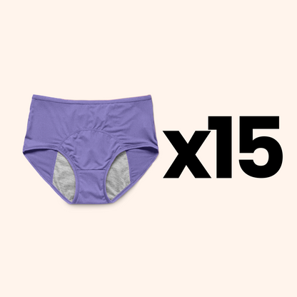 Absorbent Menstrual Underwear for Confidence and Comfort (Blue)