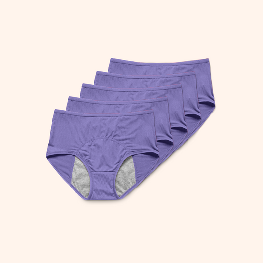 Leak-Proof Bamboo Underwear – Soft & Invisible (Blue)