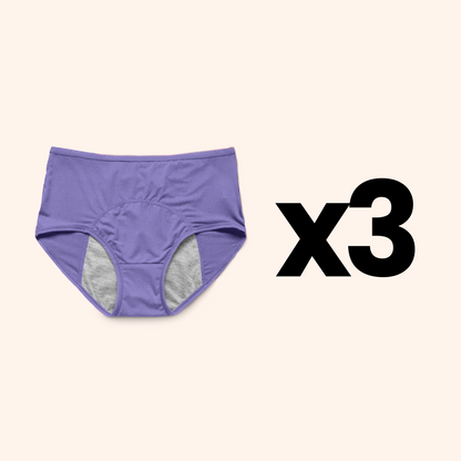 Absorbent Menstrual Underwear for Confidence and Comfort (Blue)